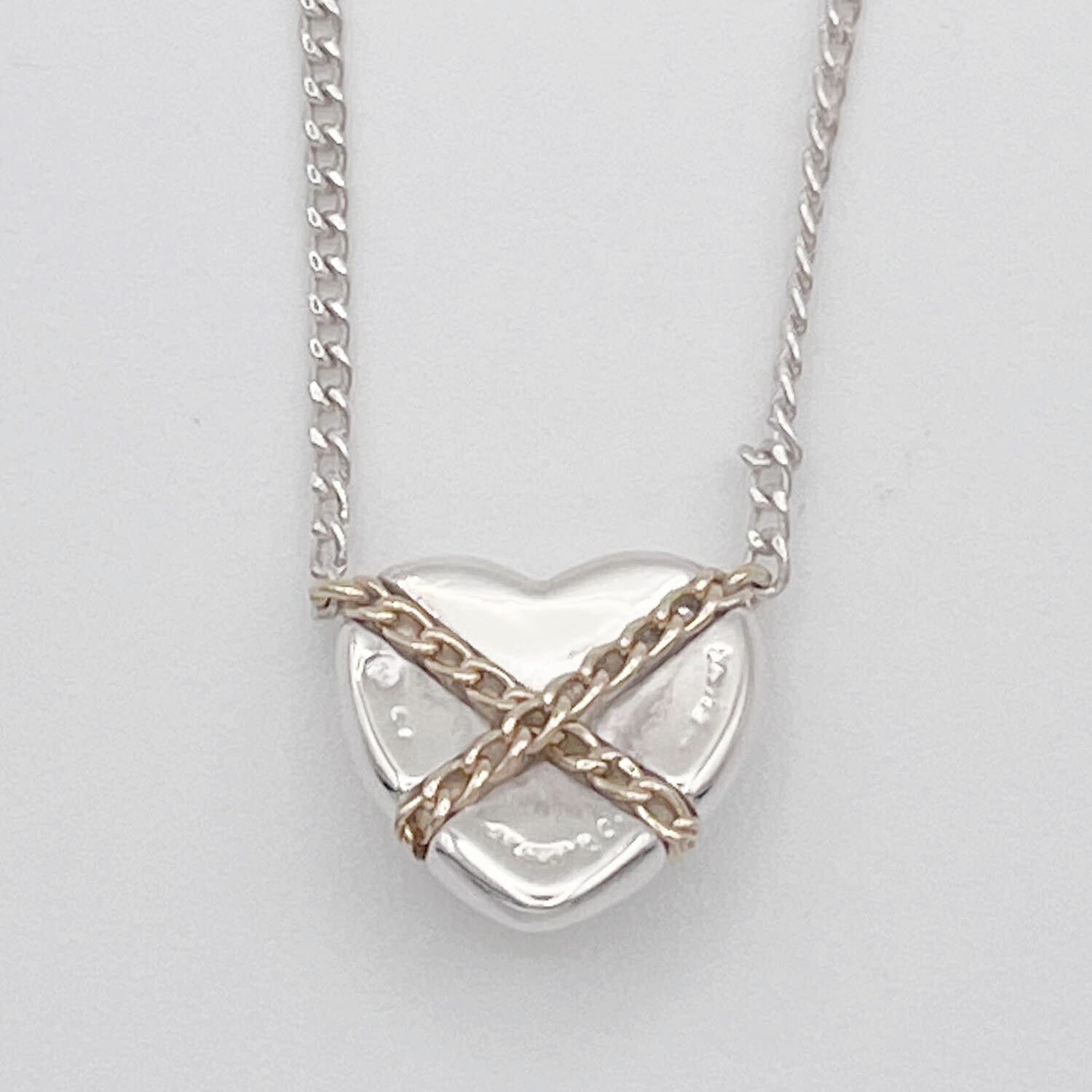 Tiffany&Co. ティファニー クロスハート ネックレス 925 750 新品仕上済