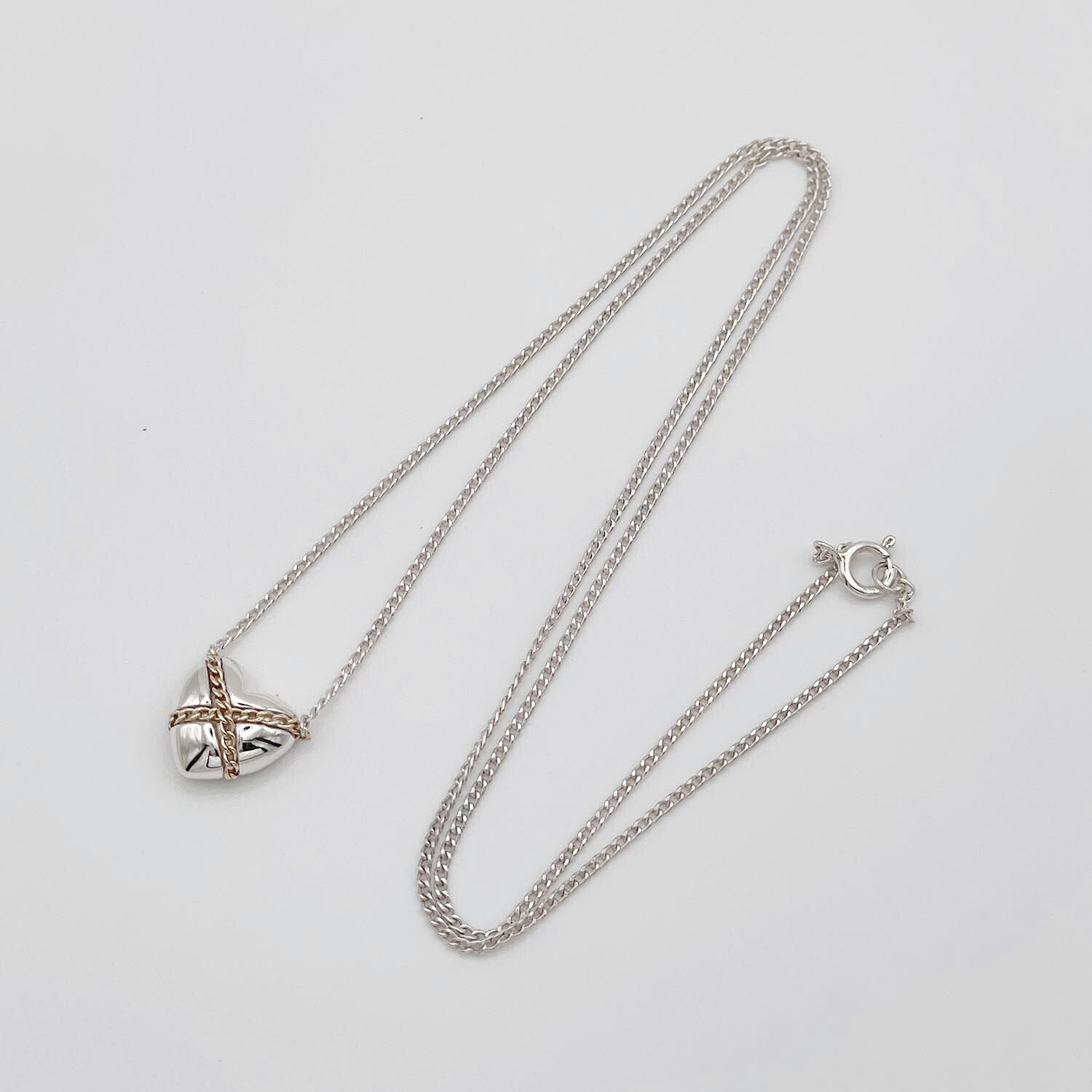 Tiffany&Co. ティファニー クロスハート ネックレス 925 750 新品仕上済