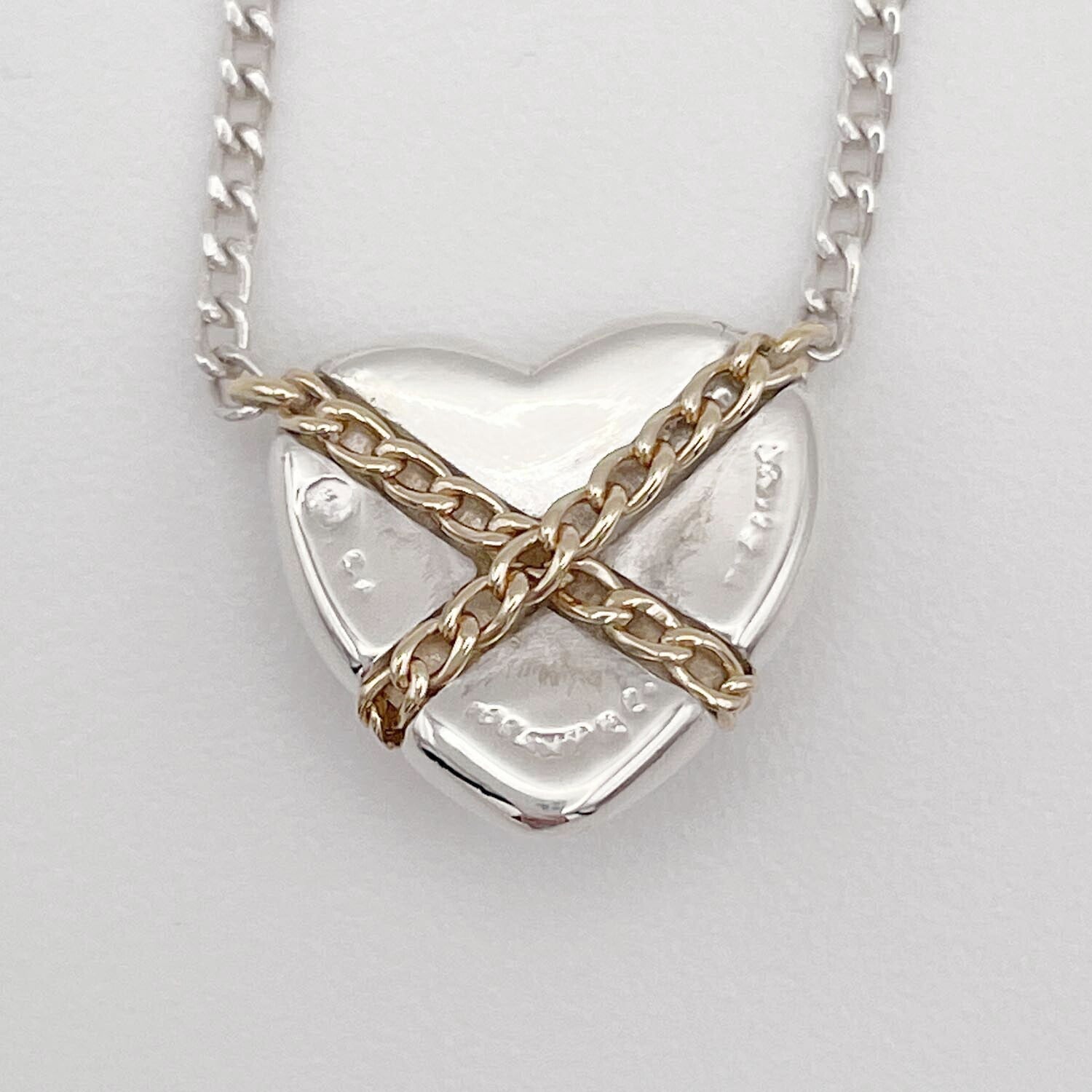 Tiffany&Co. ティファニー クロスハート ネックレス 925 750 新品仕上済