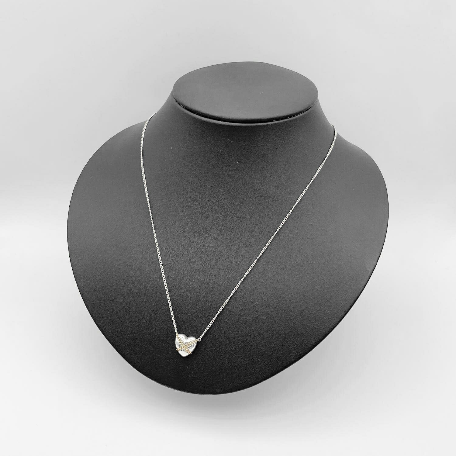 Tiffany&Co. ティファニー クロスハート ネックレス 925 750 新品仕上済