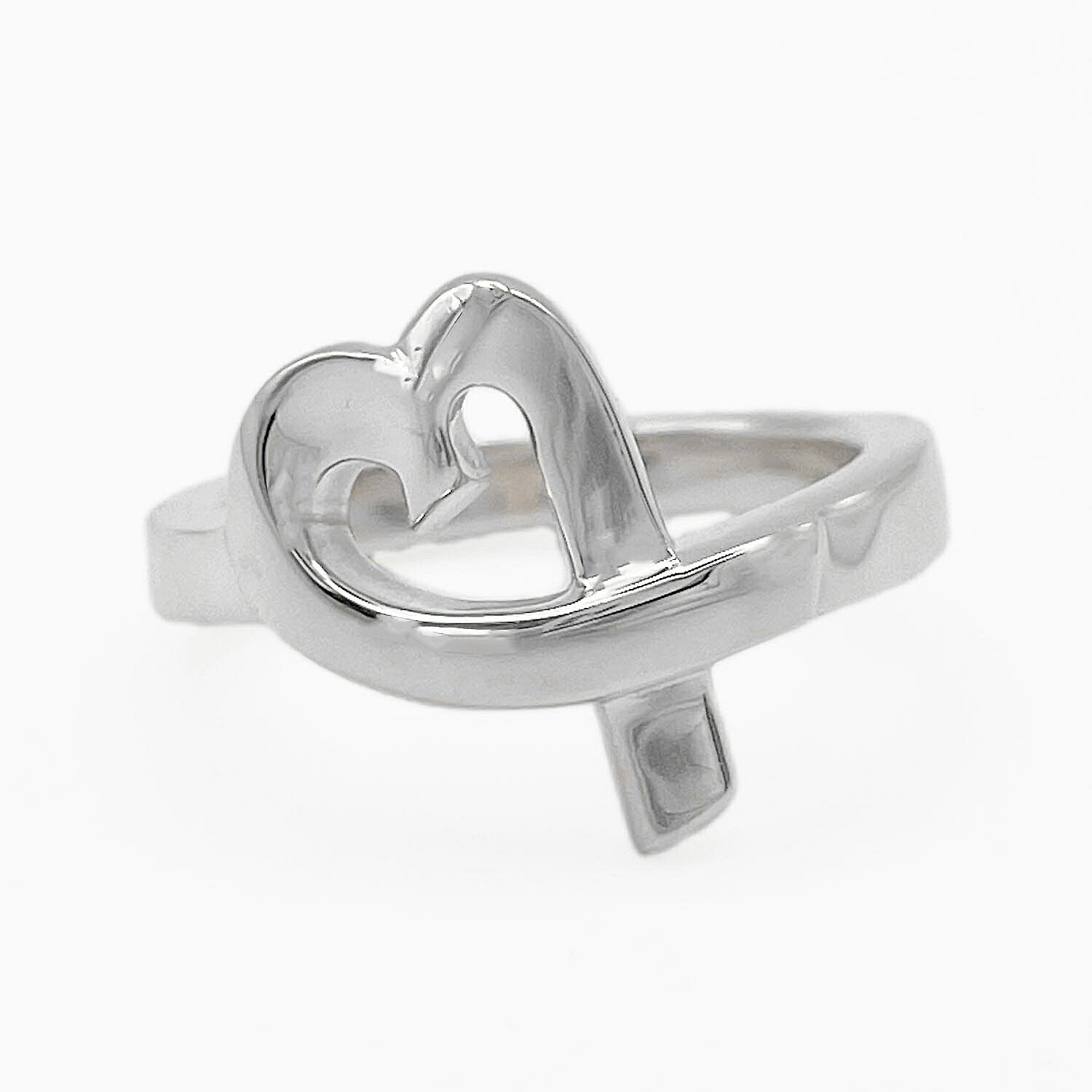 Tiffany&Co. ティファニー 10号 リング ラビングハート 925 新品仕上済