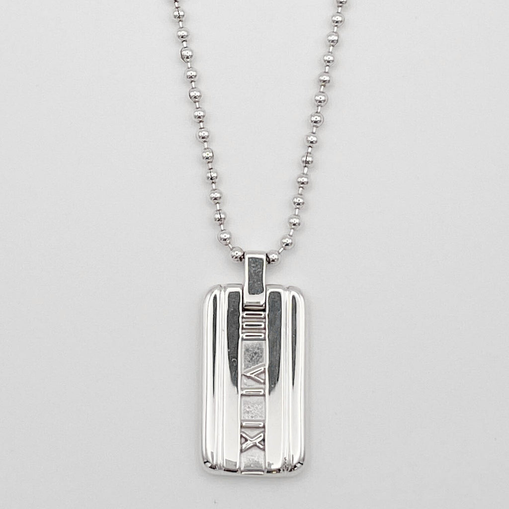Tiffany&Co. ティファニー アトラスIDネックレス 925 20.5g 新品仕上済