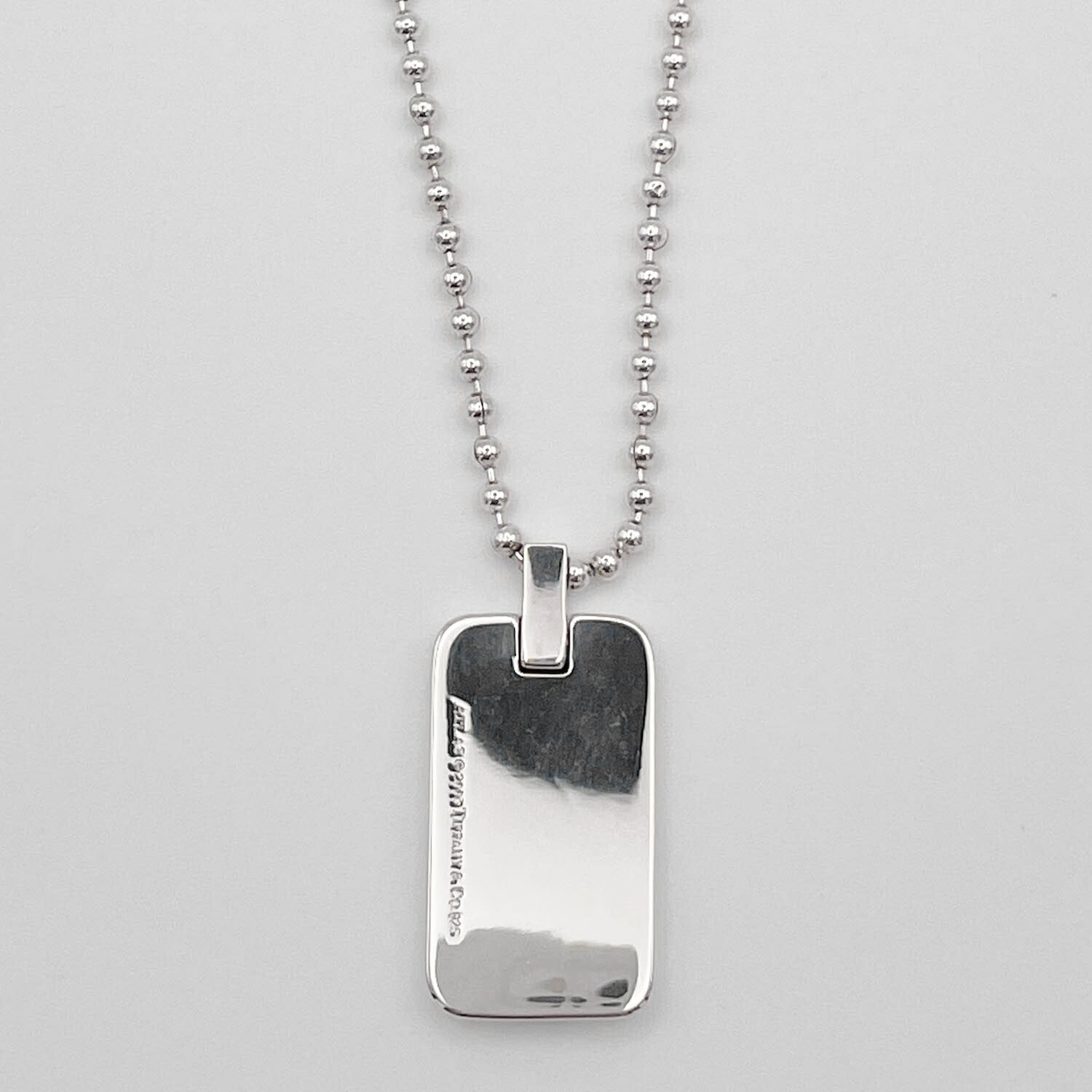 Tiffany&Co. ティファニー アトラスIDネックレス 925 20.5g 新品仕上済