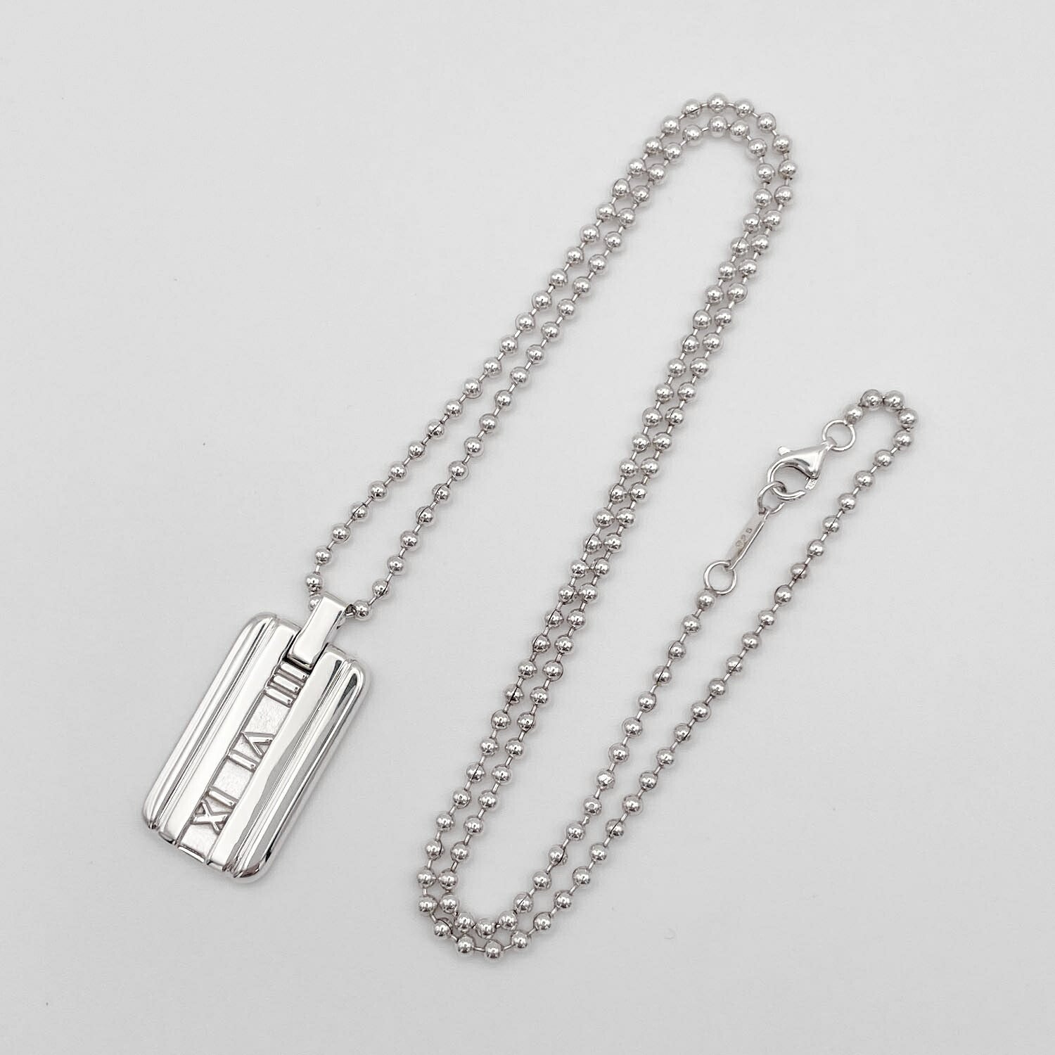 Tiffany&Co. ティファニー アトラスIDネックレス 925 20.5g 新品仕上済