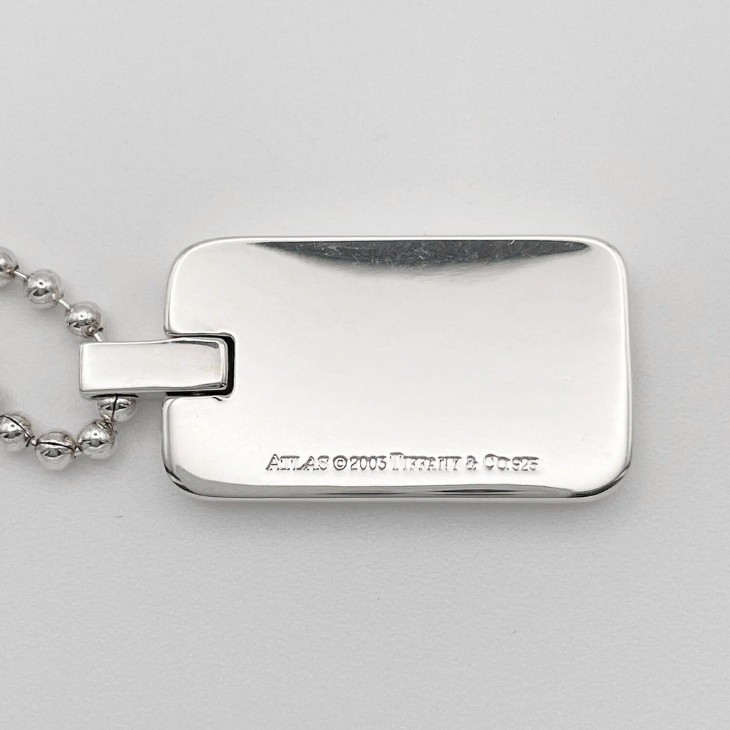 Tiffany&Co. ティファニー アトラスIDネックレス 925 20.5g 新品仕上済