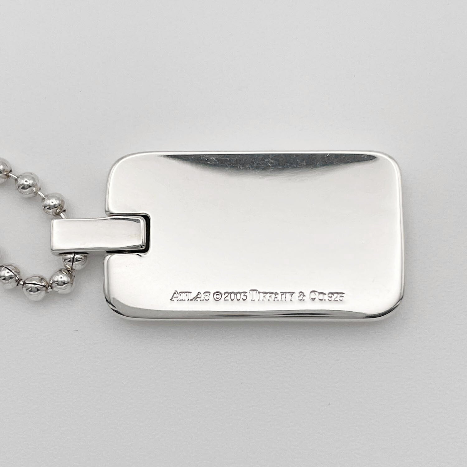 Tiffany&Co. ティファニー アトラスIDネックレス 925 20.5g 新品仕上済