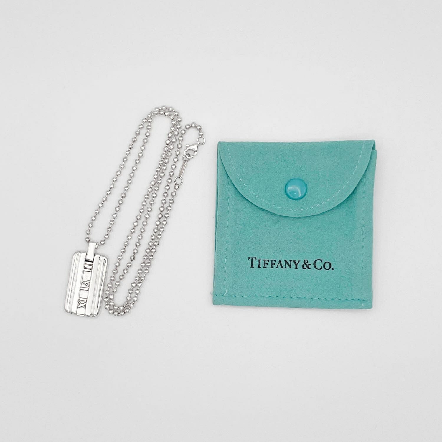 Tiffany&Co. ティファニー アトラスIDネックレス 925 20.5g 新品仕上済