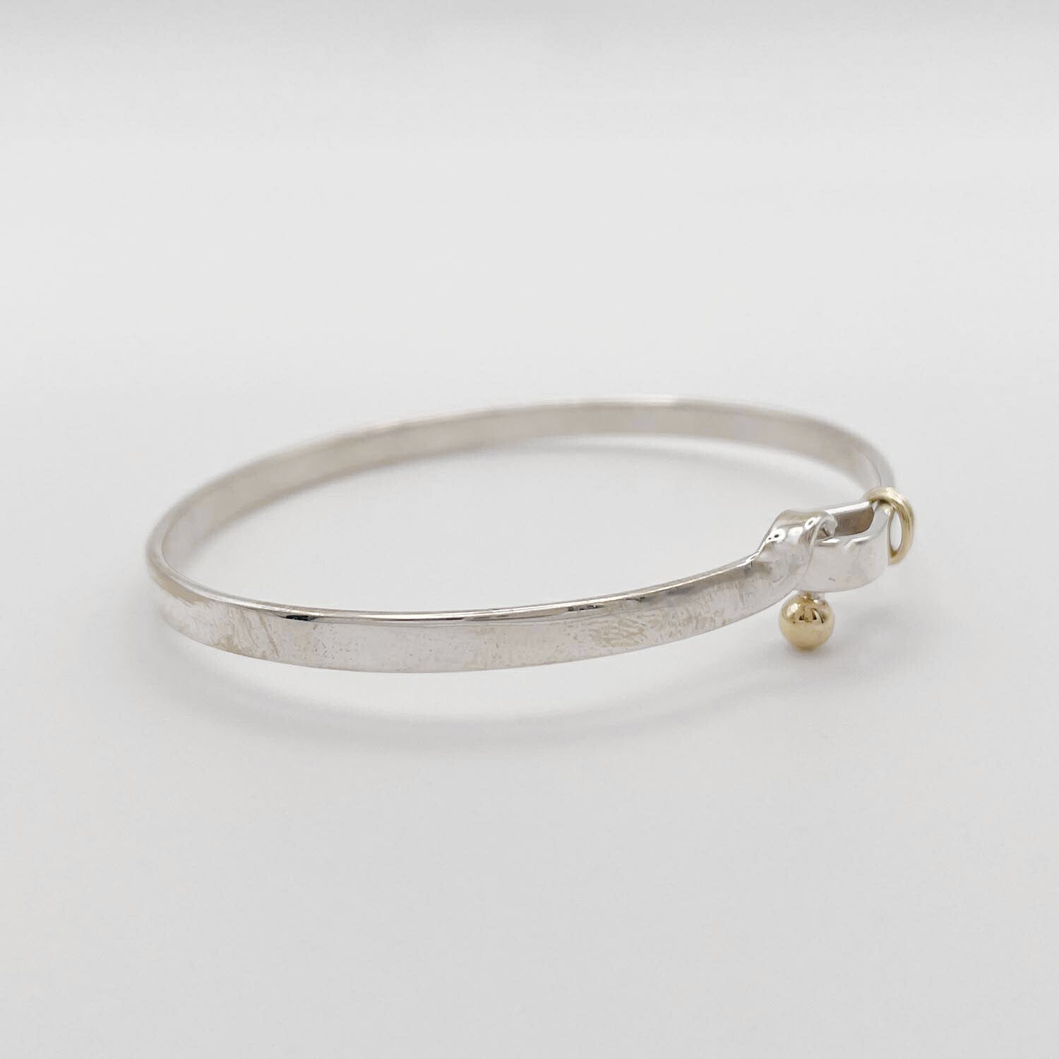 Tiffany&Co. フック&アイ ブレスレット 925 750 バングル 新品仕上済