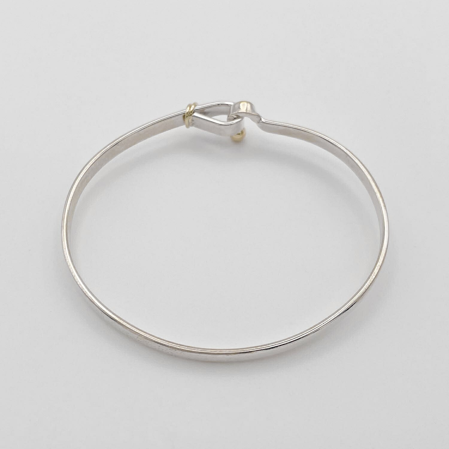 Tiffany&Co. フック&アイ ブレスレット 925 750 バングル 新品仕上済