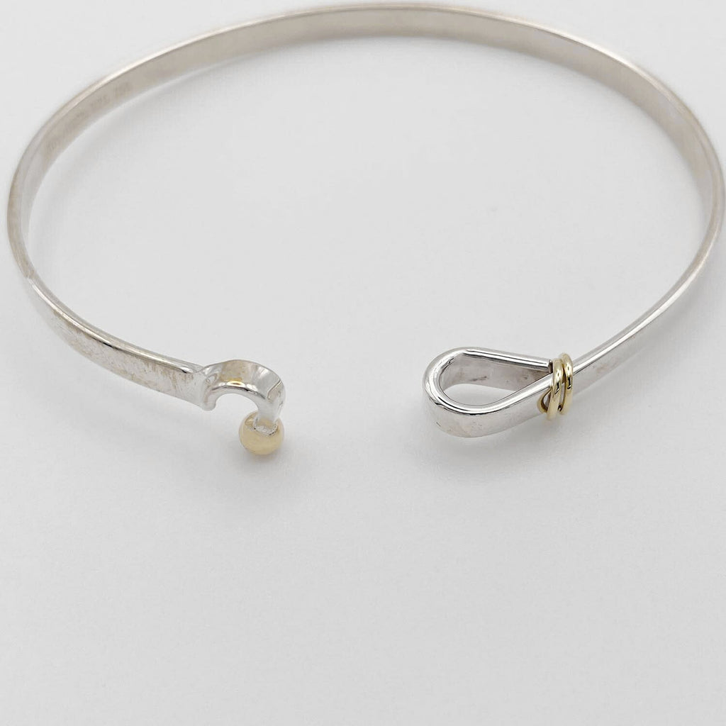 Tiffany&Co. フック&アイ ブレスレット 925 750 バングル 新品仕上済