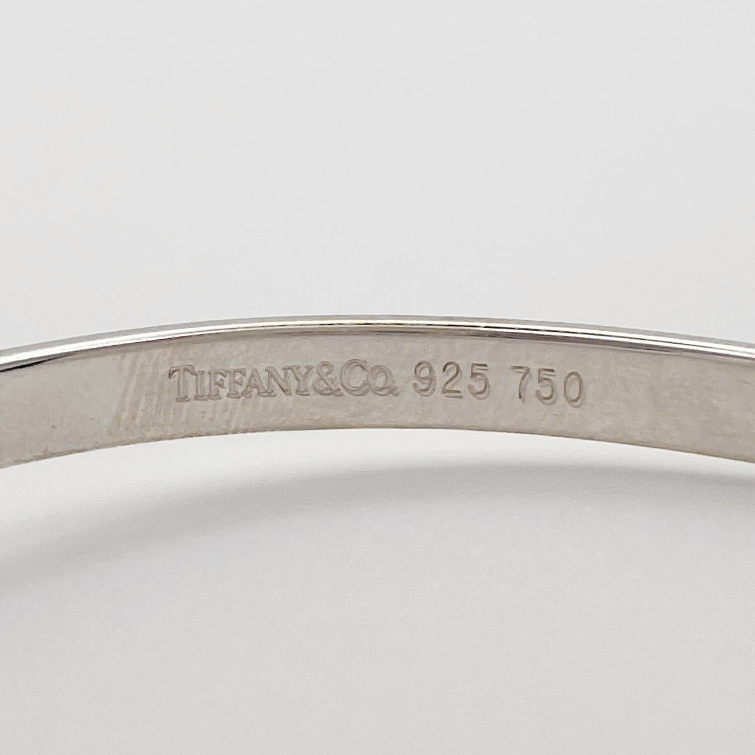 Tiffany&Co. フック&アイ ブレスレット 925 750 バングル 新品仕上済