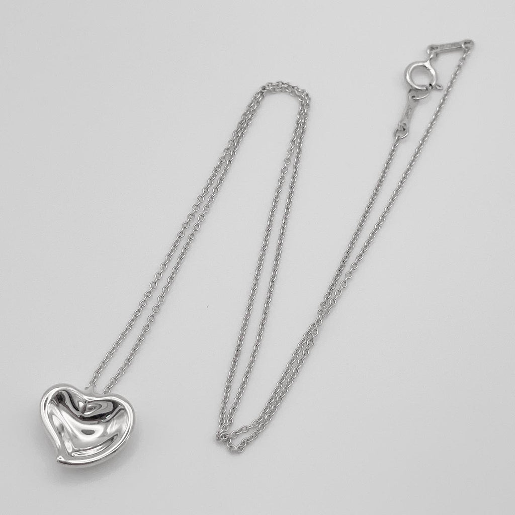 Tiffany&Co. ティファニー カーブドハート ネックレス SV925 新品仕上済