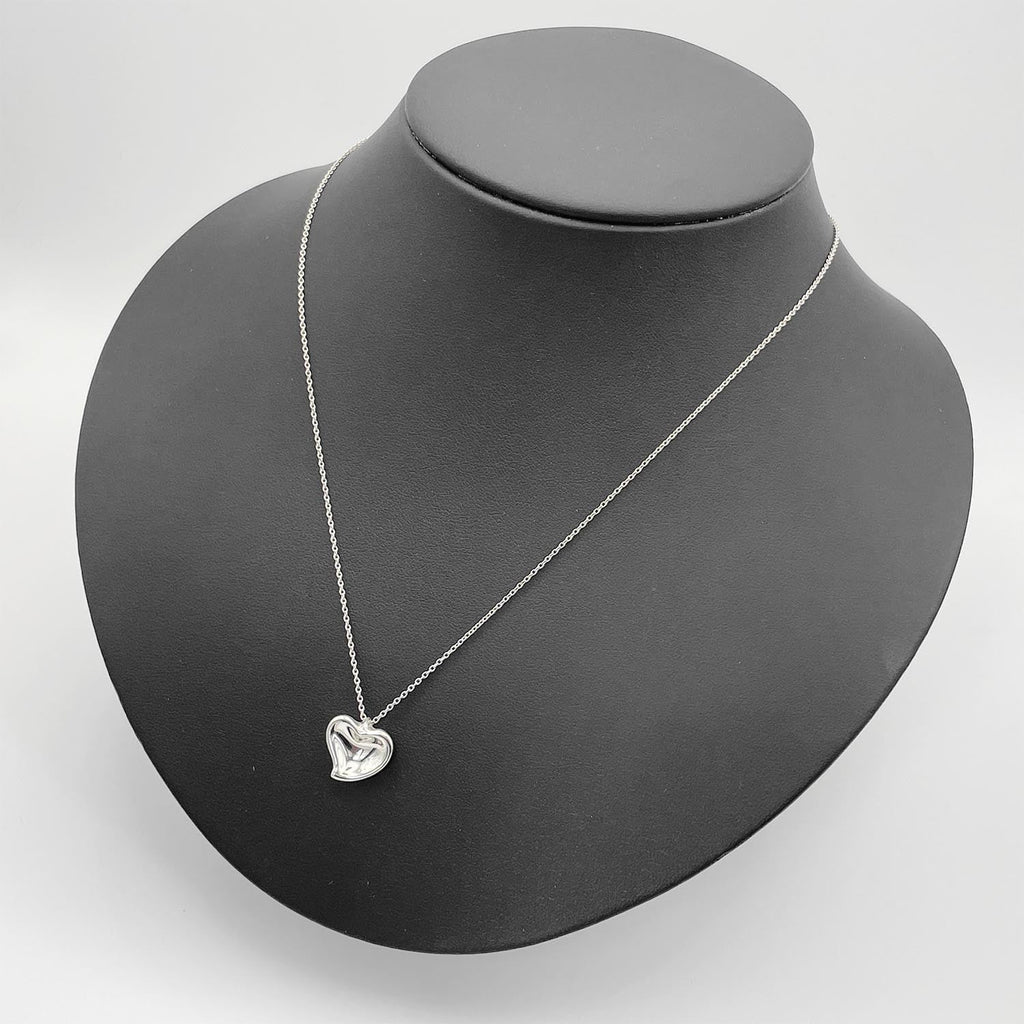 Tiffany&Co. ティファニー カーブドハート ネックレス SV925 新品仕上済