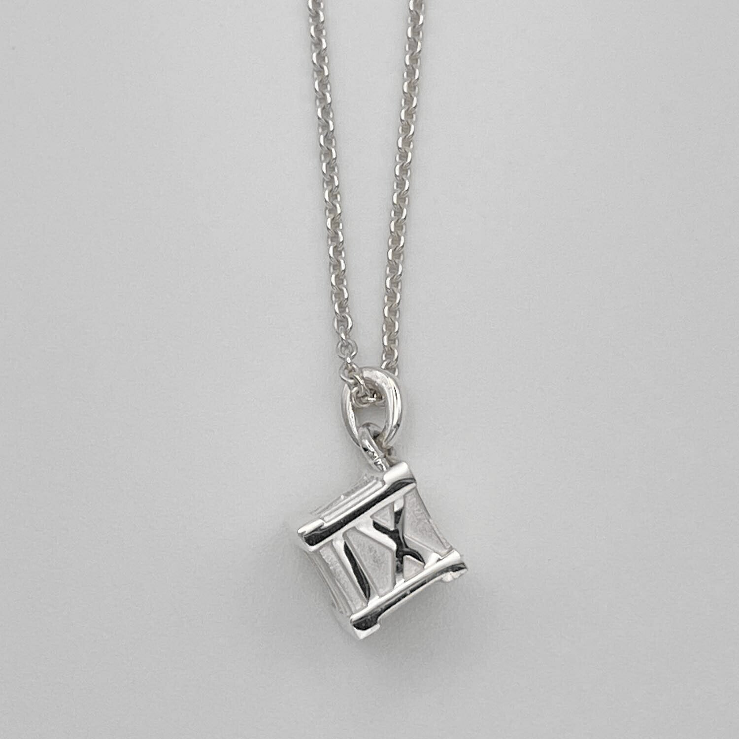 Tiffany&Co. ティファニー アトラス キューブ ネックレス SV925 5.1g 新品仕上済