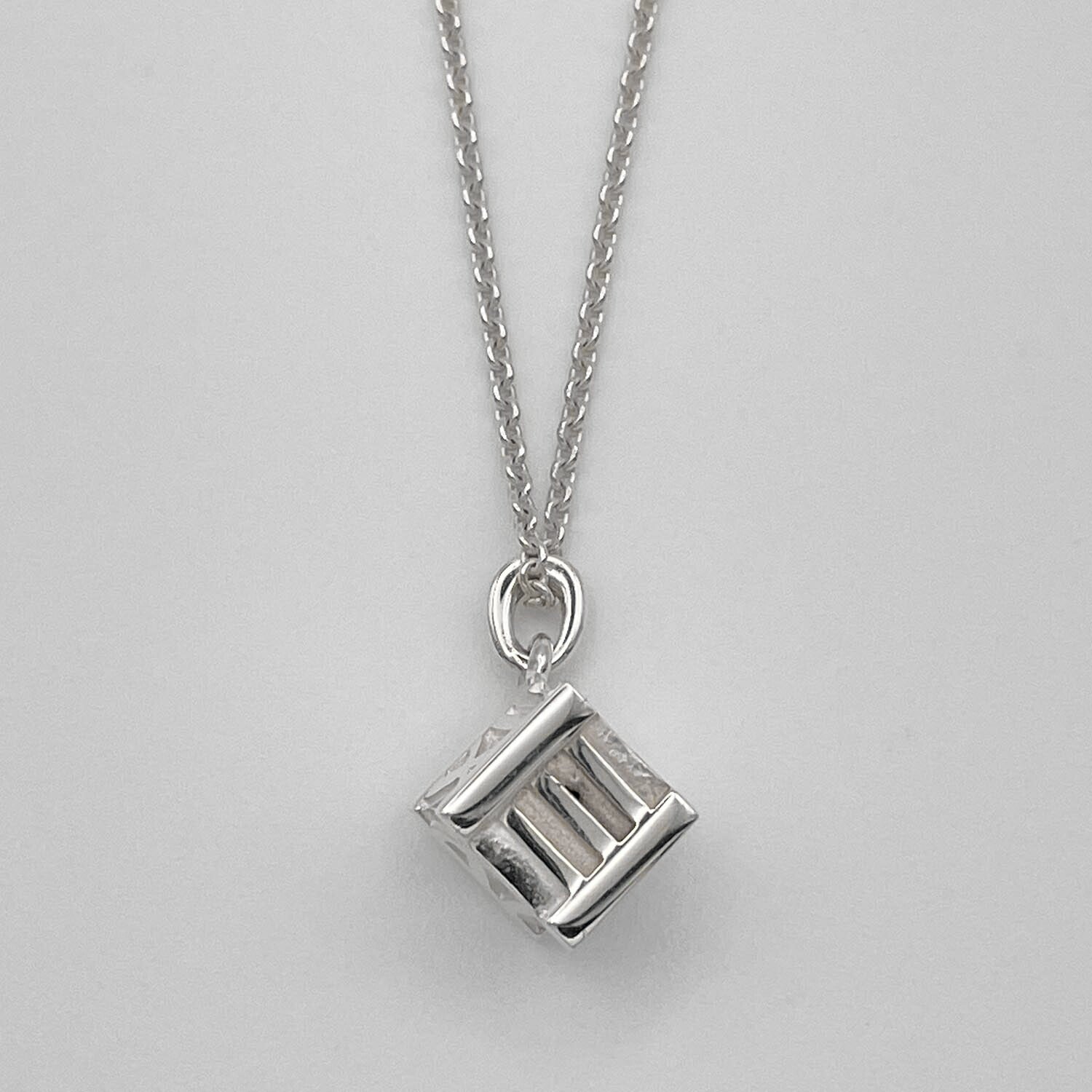 Tiffany&Co. ティファニー アトラス キューブ ネックレス SV925 5.1g 新品仕上済