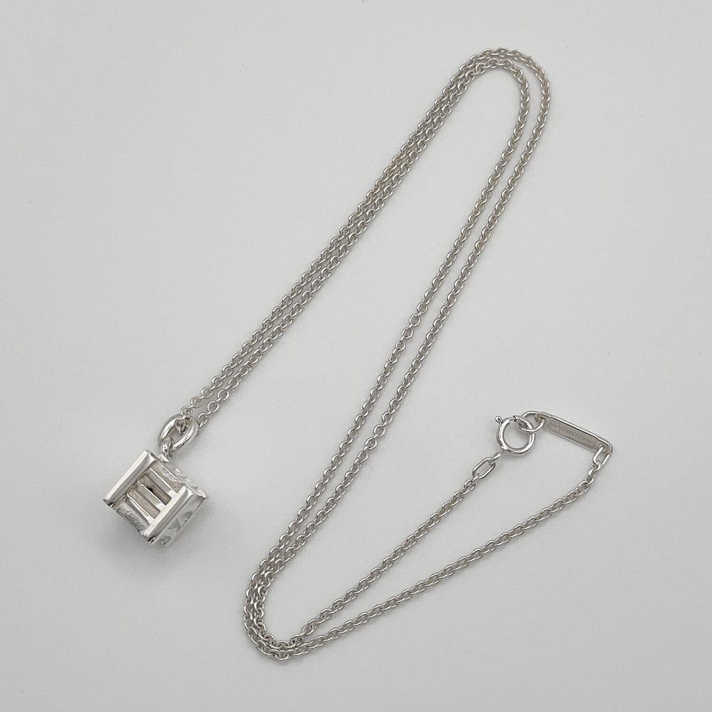 Tiffany&Co. ティファニー アトラス キューブ ネックレス SV925 5.1g 新品仕上済