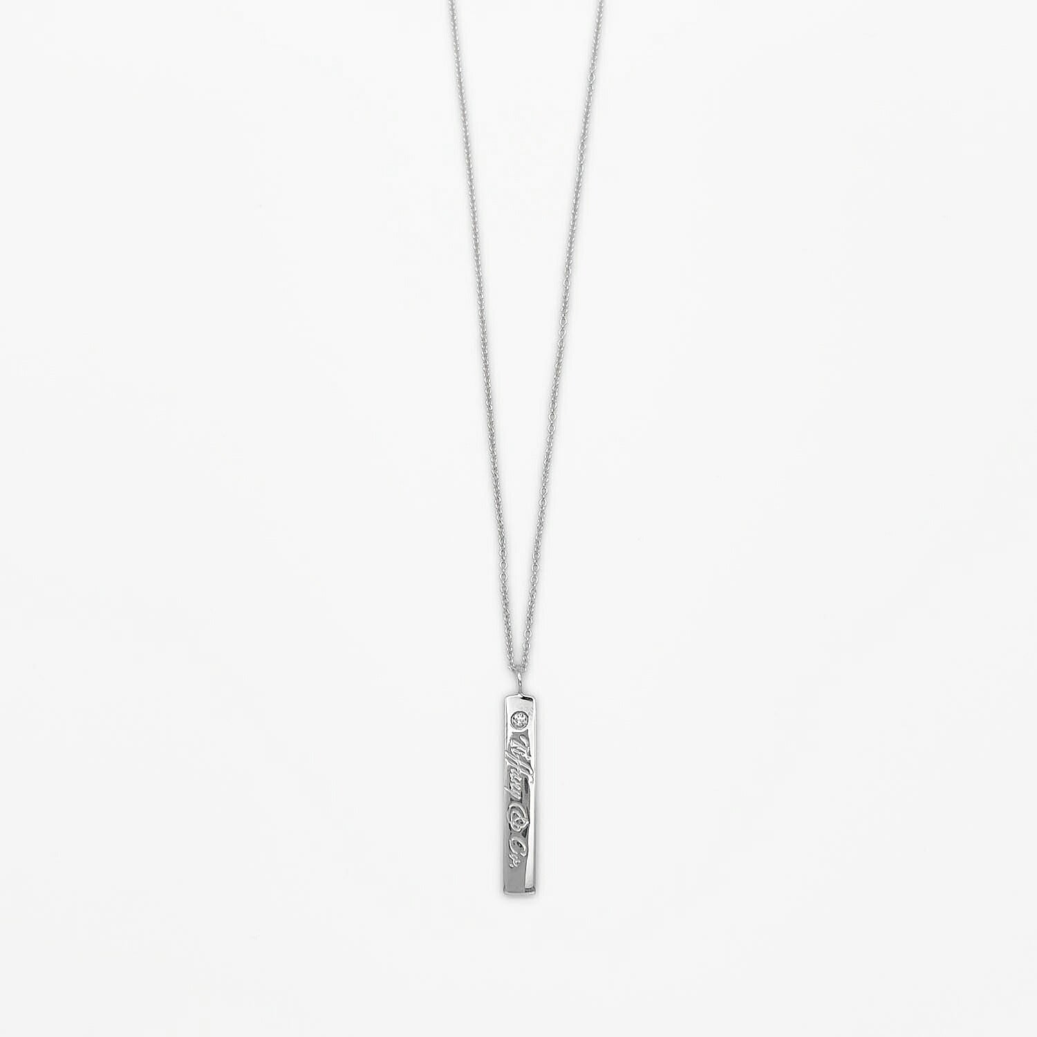 Tiffany&Co. ティファニー ノーツバー 1PD ネックレス 925 新品仕上済