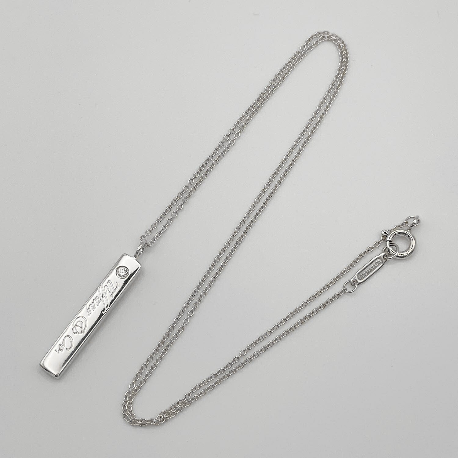 Tiffany&Co. ティファニー ノーツバー 1PD ネックレス 925 新品仕上済