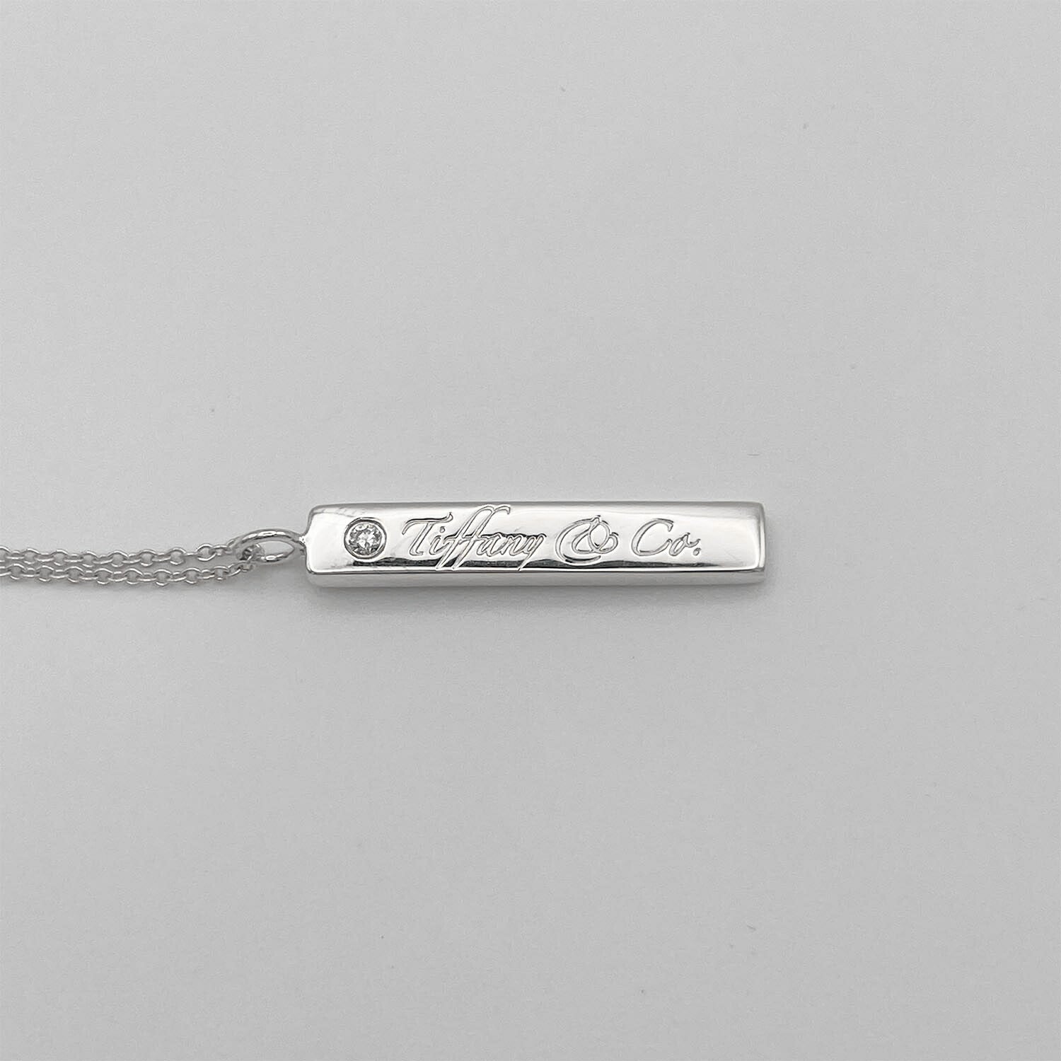 Tiffany&Co. ティファニー ノーツバー 1PD ネックレス 925 新品仕上済