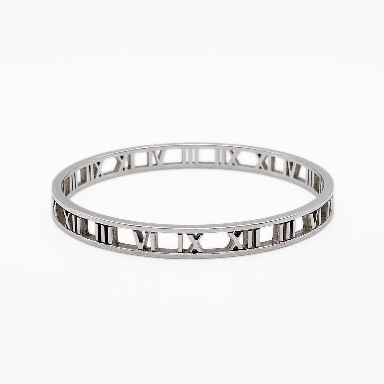 Tiffany&Co. ティファニー バングル 19cm オープン アトラス SV925 シルバー