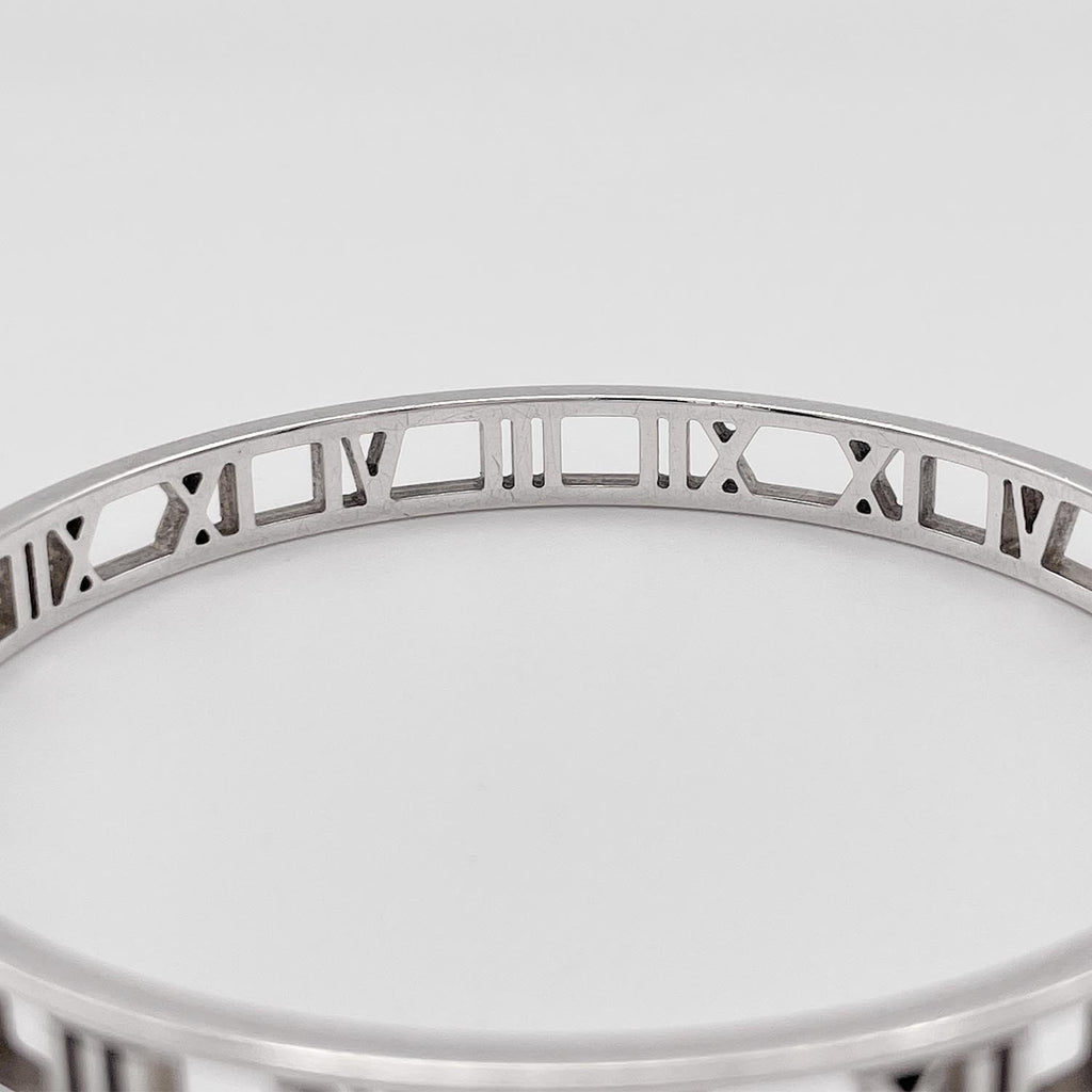 Tiffany&Co. ティファニー バングル 19cm オープン アトラス SV925 シルバー