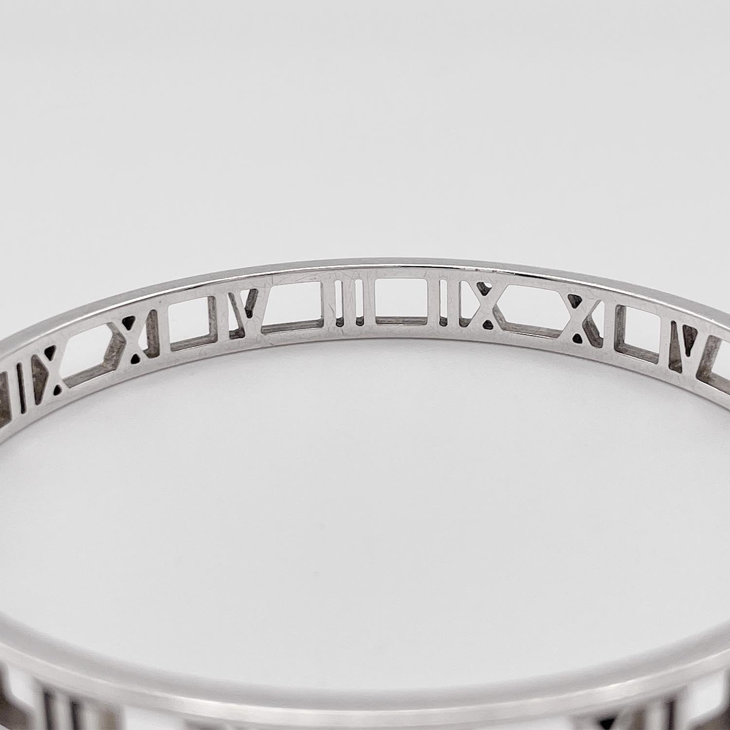Tiffany&Co. ティファニー バングル 19cm オープン アトラス SV925 シルバー