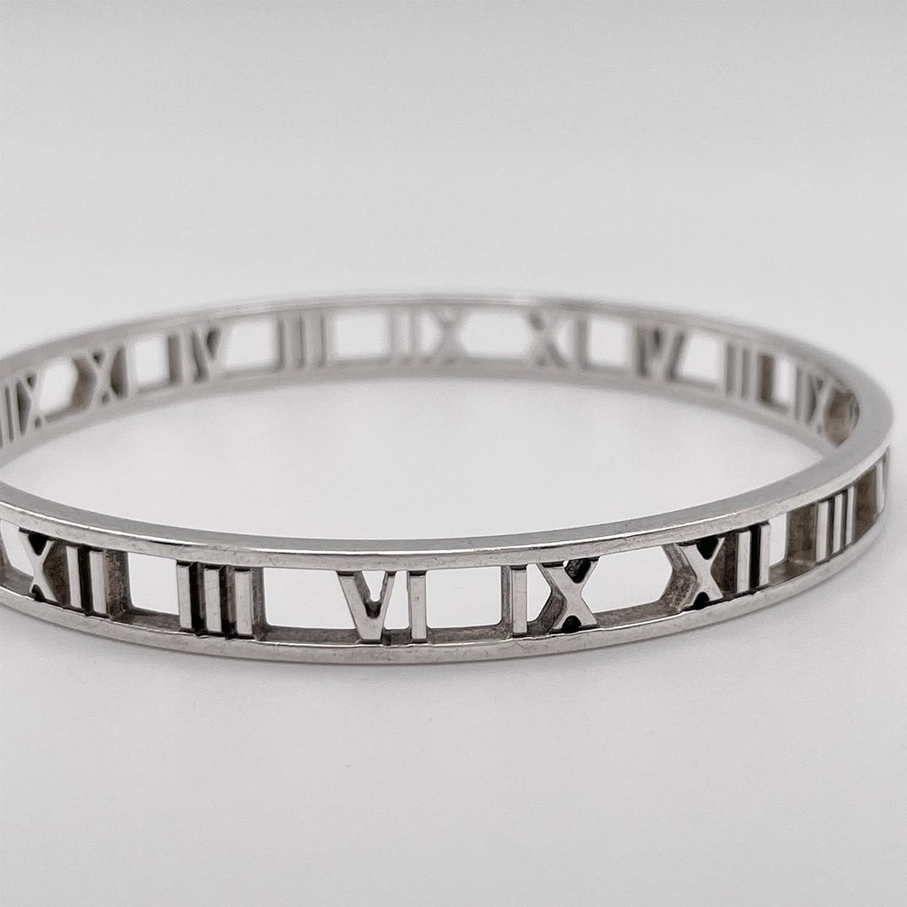 Tiffany&Co. ティファニー バングル 19cm オープン アトラス SV925 シルバー