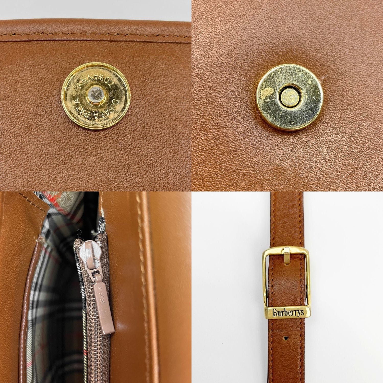 Burberry バーバリー ショルダーバッグ ブラウン 内側