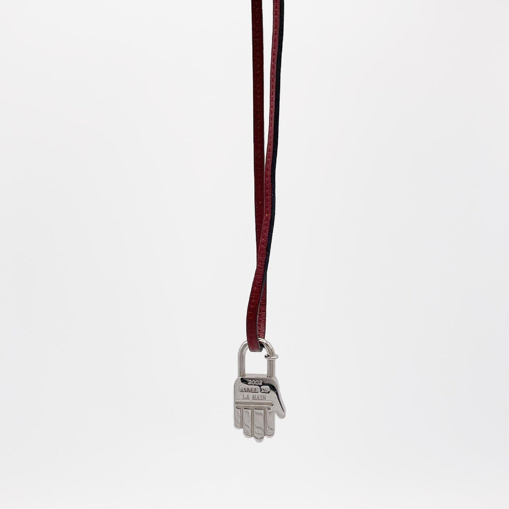 HERMES エルメス カデナ La Main ハンド チャーム ネックレス ラ二エール