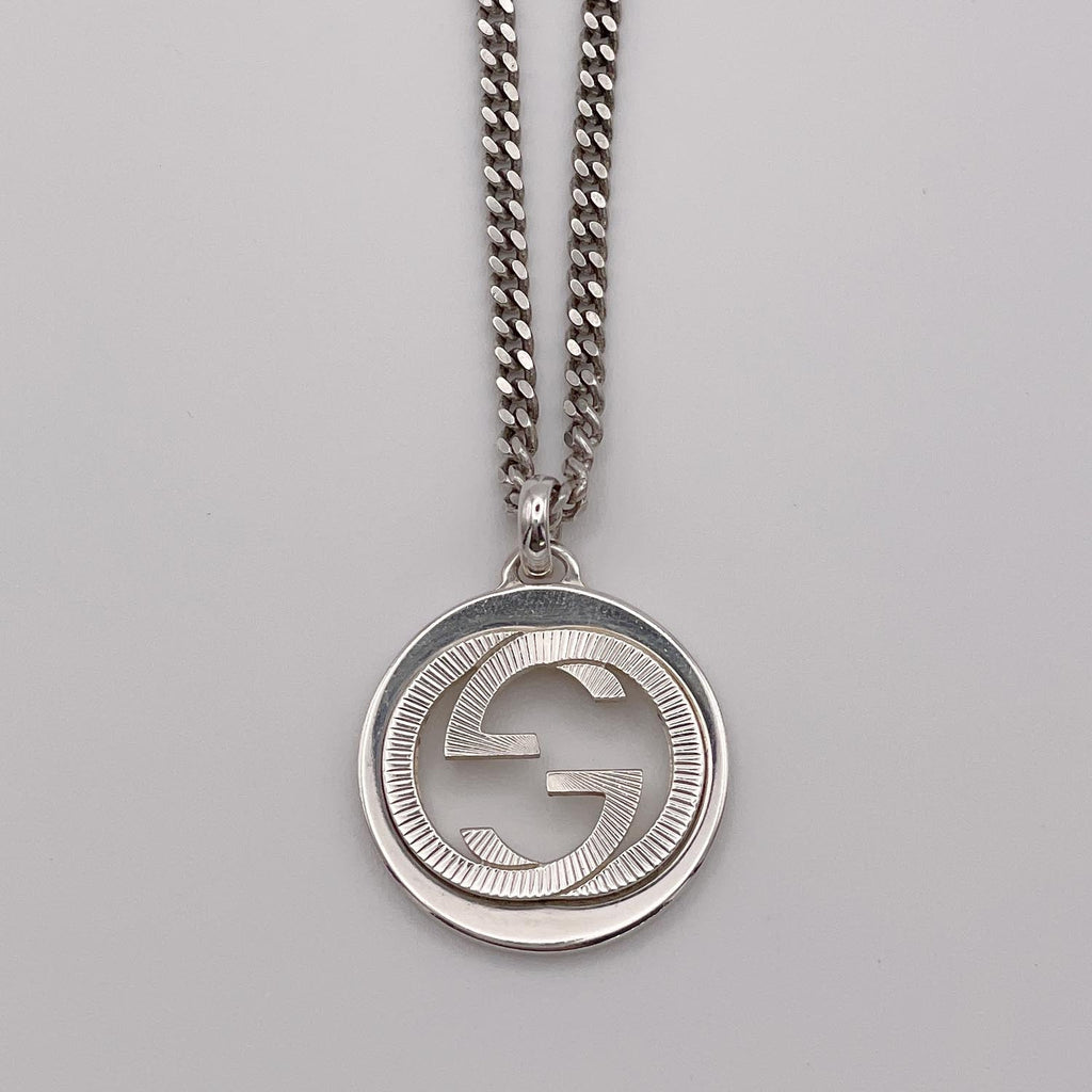 GUCCI グッチ インターロッキング GG チェーン ネックレス SV925