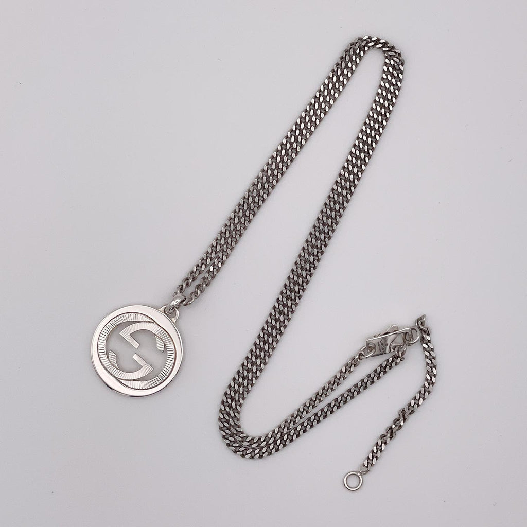 GUCCI グッチ インターロッキング GG チェーン ネックレス SV925