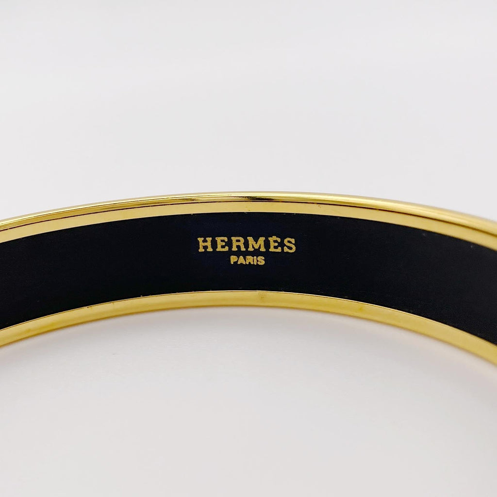 HERMES エルメス エマイユ バングル 馬車柄 ブレスレット・バングル