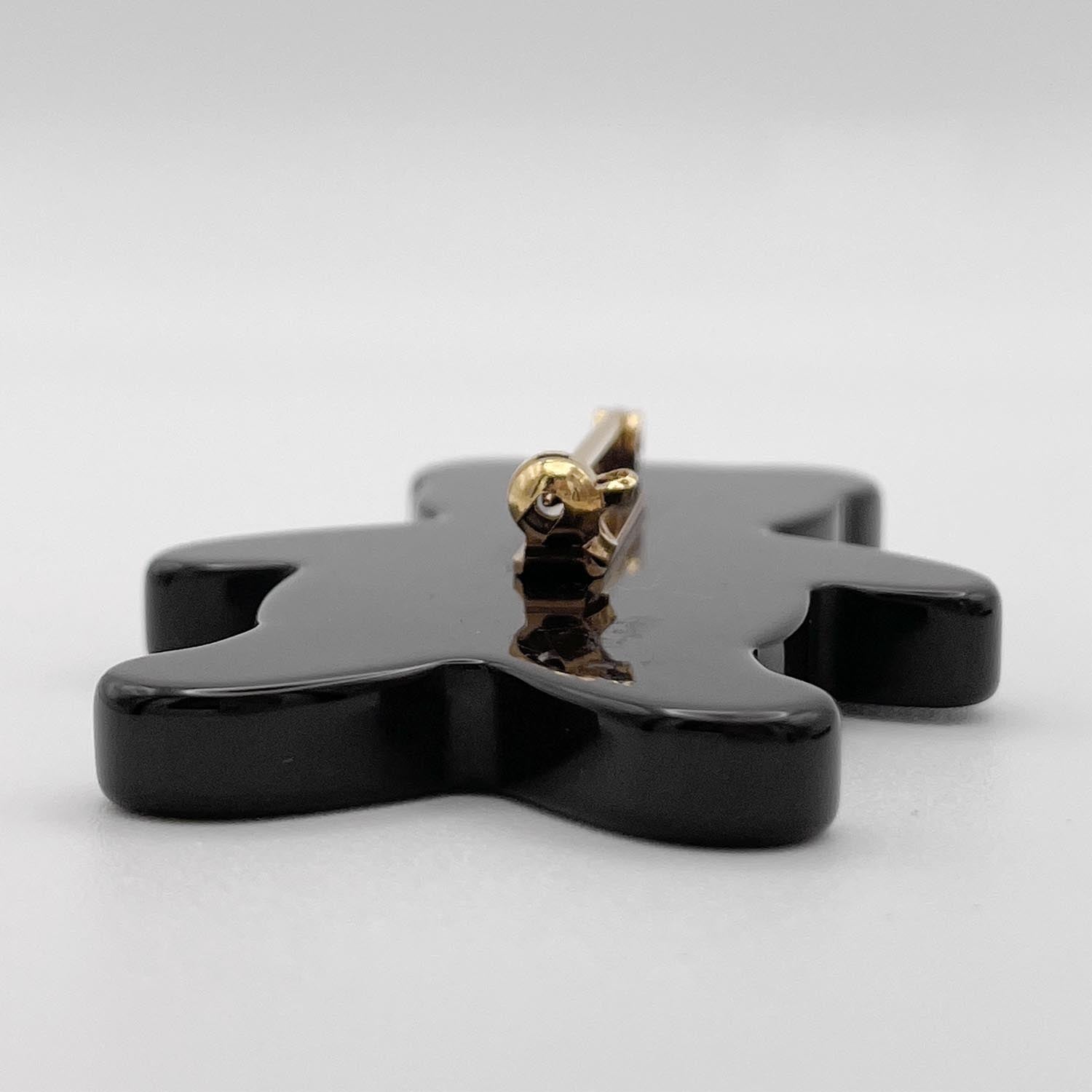 LOUIS VUITTON ルイ・ヴィトン バッジ ブローチ M64939 モノグラム ダミエ クマ