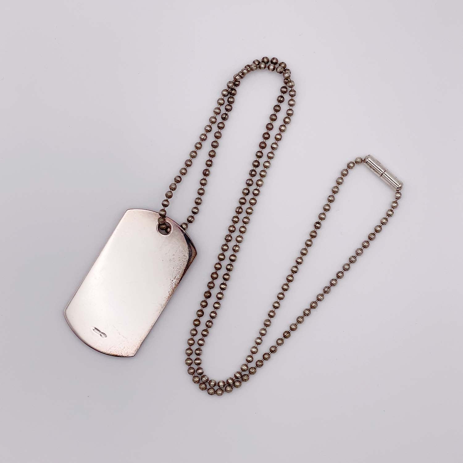 GUCCI グッチ 925 ドッグタグ チャーム/ネックレス 2点セット 53.51 ネックレス