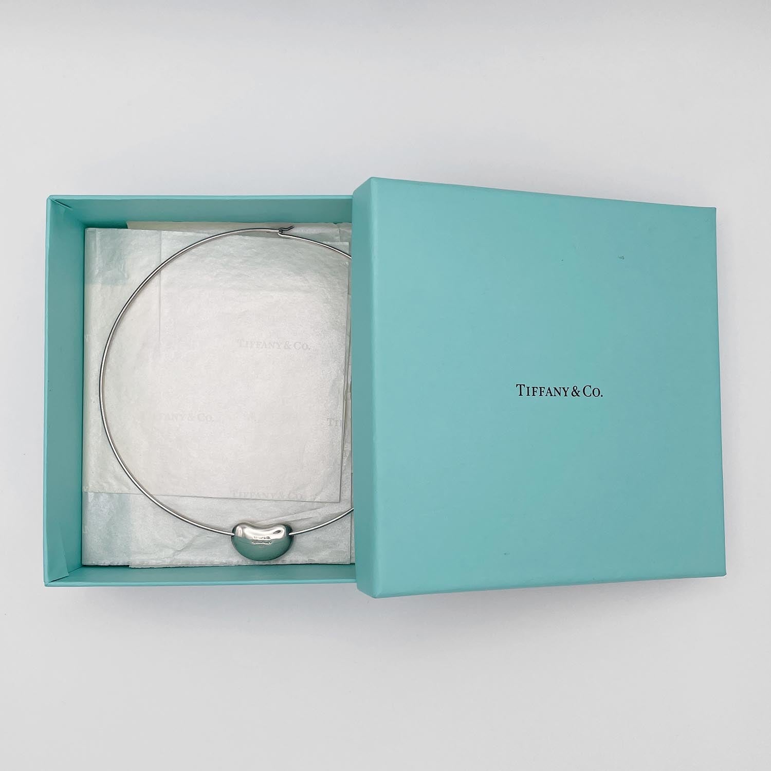 Tiffany&Co. ティファニー ビーンズ チョーカー SV925 ネックレス ペンダント