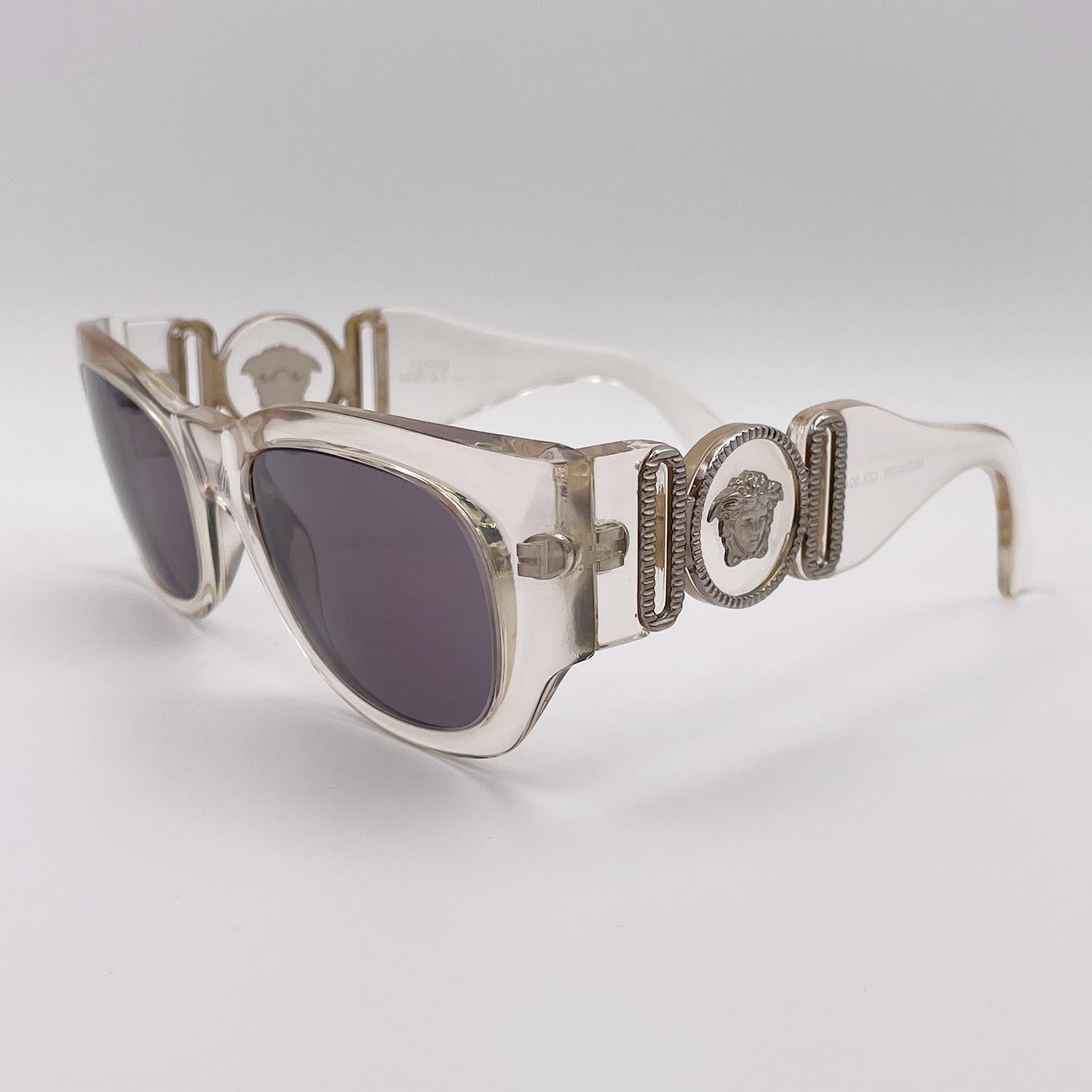 VERSACE ヴェルサーチェ MOD.413 メドゥーサ サングラス トランスペアレント クリア