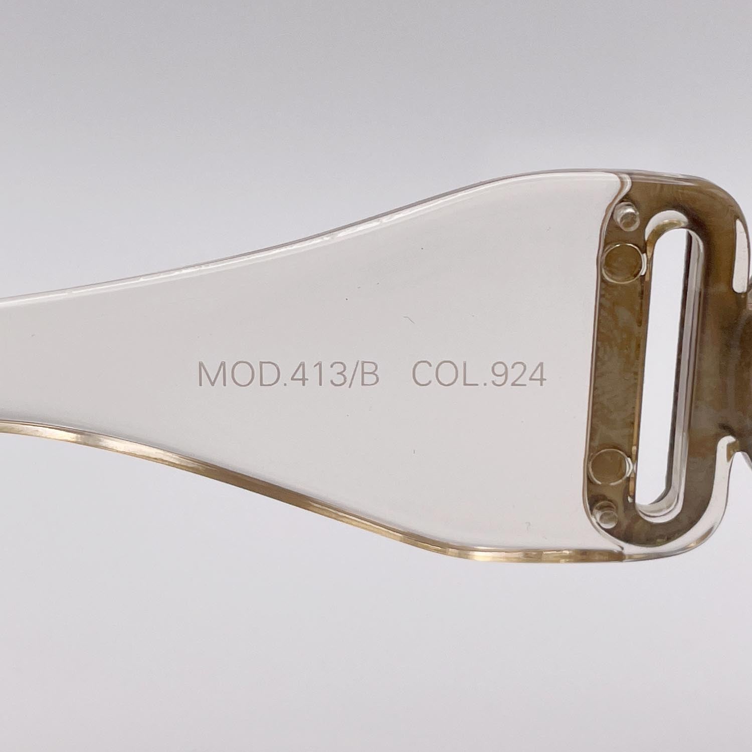 VERSACE ヴェルサーチェ MOD.413 メドゥーサ サングラス トランスペアレント クリア