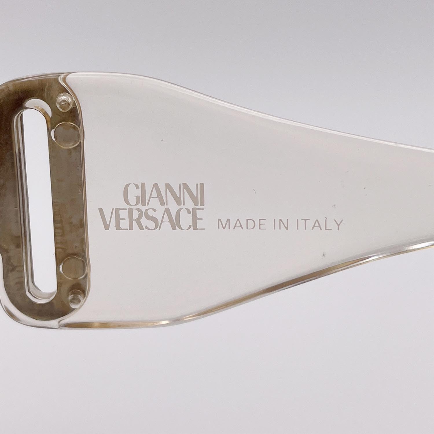 VERSACE ヴェルサーチェ MOD.413 メドゥーサ サングラス トランスペアレント クリア