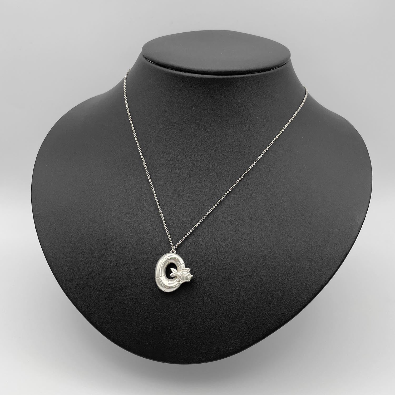 Tiffany&Co. ティファニー ネックレス SV925 お魚 浮き輪 ペンダント