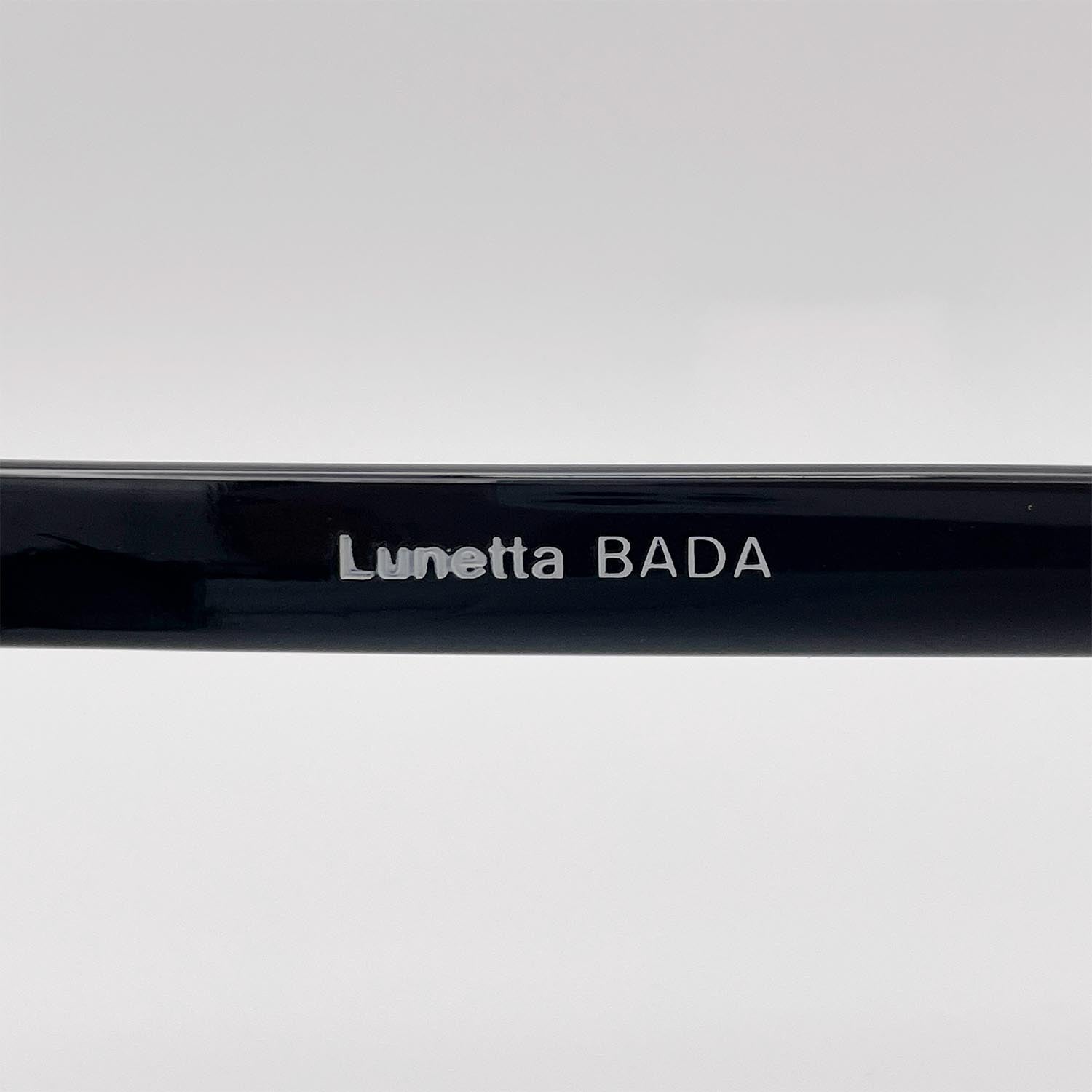 Lunetta BADA ルネッタバダ サングラス 21-0011-52 ウェリントン ヴィンテージ ブラック