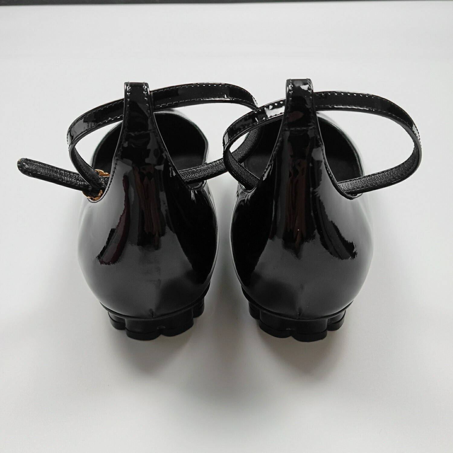 Salvatore Ferragamo フェラガモ アンクルストラップ バレエシューズ 8 2/1 D