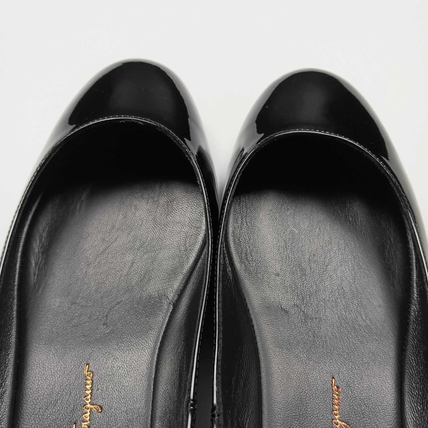 Salvatore Ferragamo フェラガモ アンクルストラップ バレエシューズ 8 2/1 D