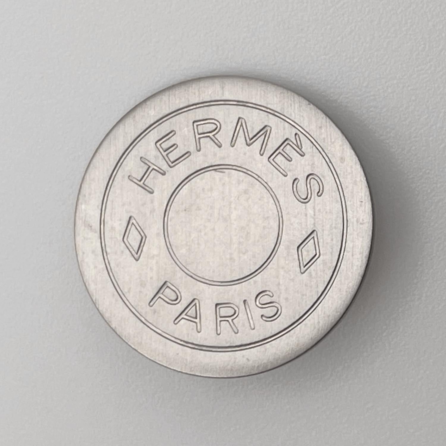 HERMES エルメス セリエ イヤリング ラウンド シルバー