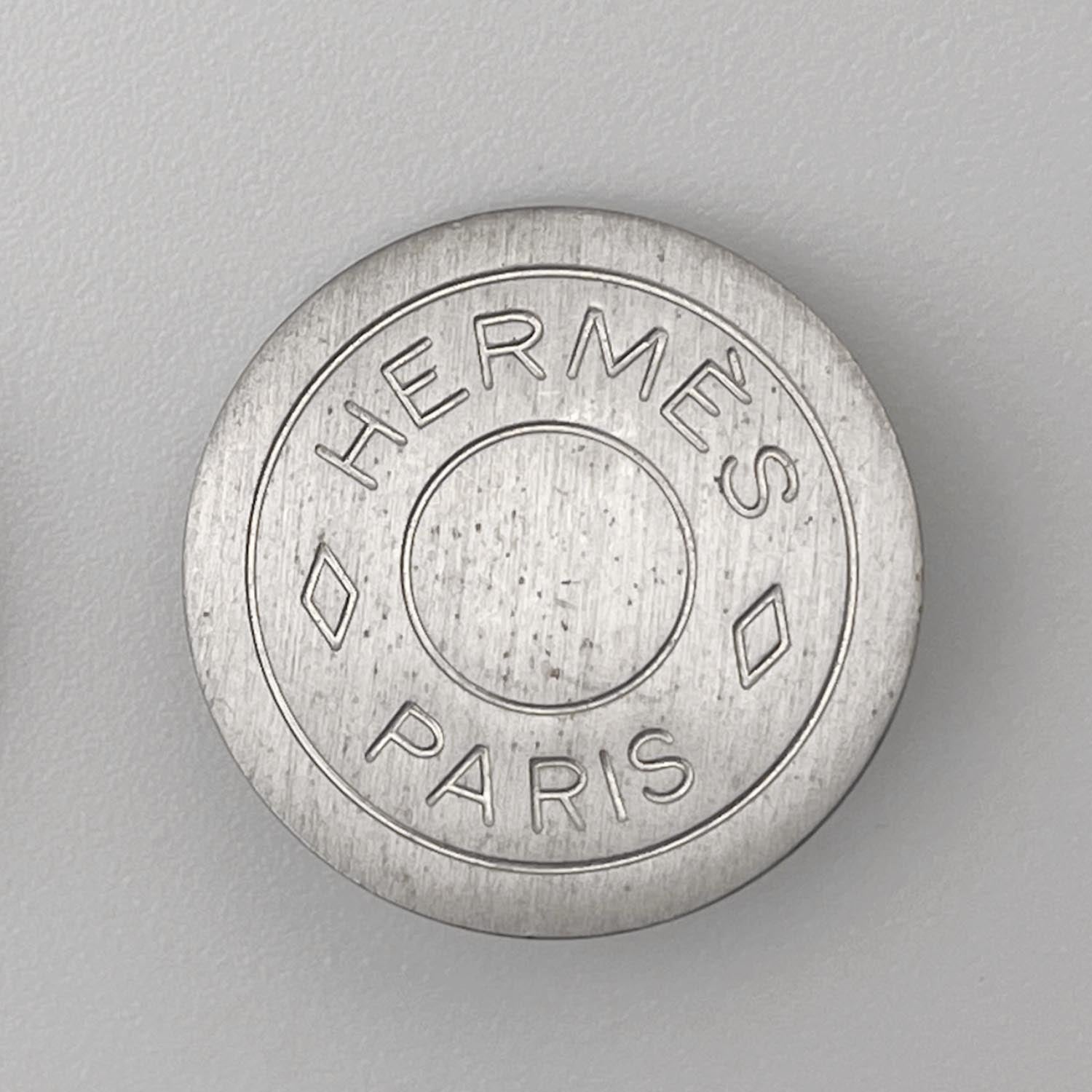 HERMES エルメス セリエ イヤリング ラウンド シルバー