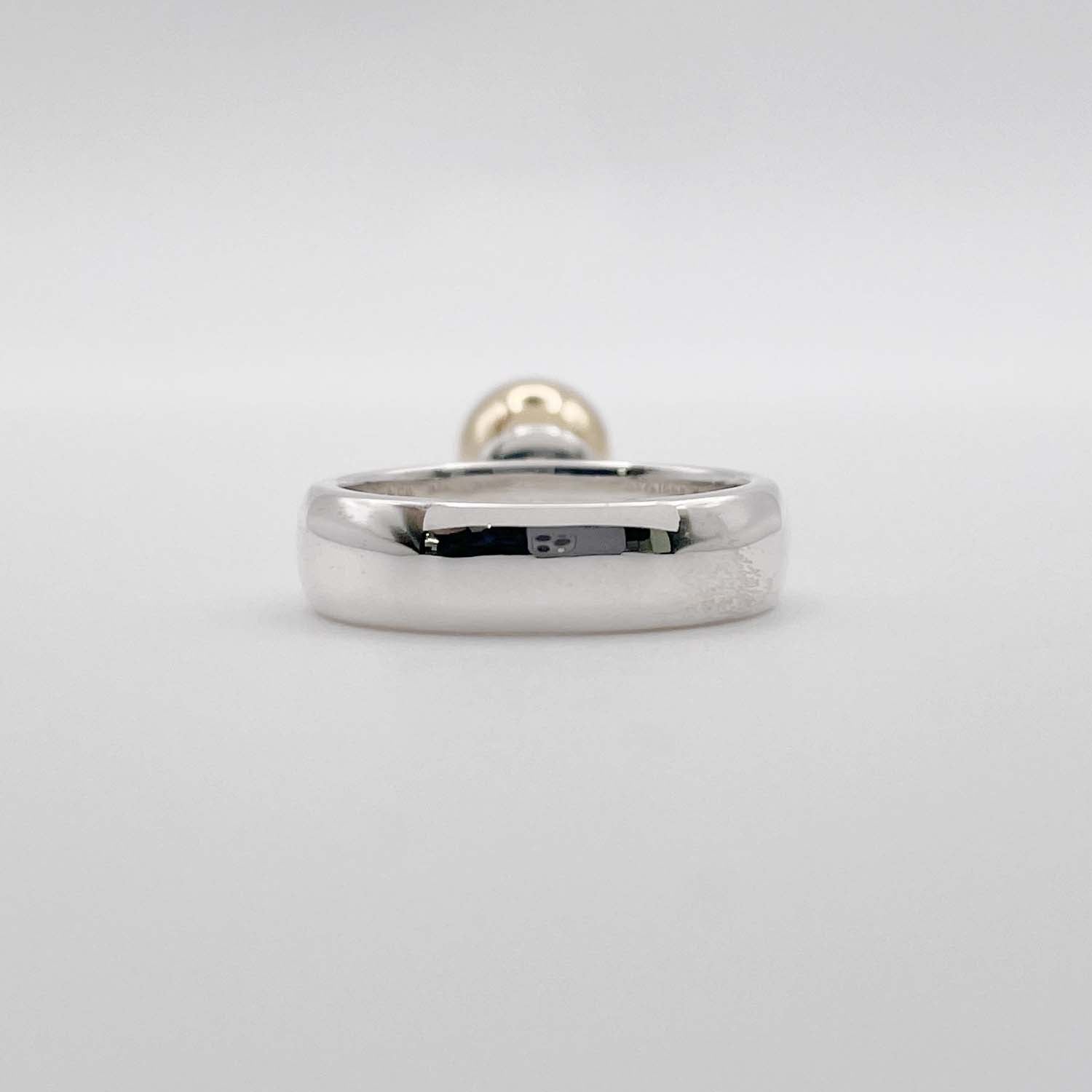 Tiffany&Co. ティファニー 11.5号 ボールダングル リング 指輪 コンビ