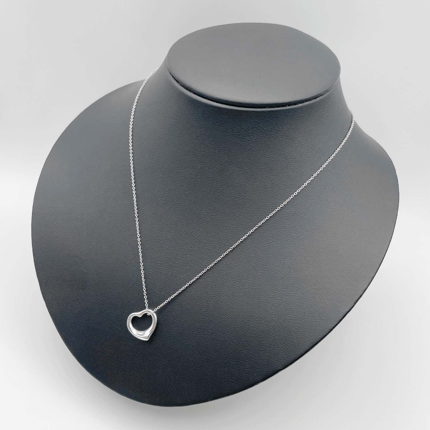 Tiffany&Co. ティファニー オープンハート 16MM ネックレス ペンダント エルサペレッティ SV925 新品仕上済 KA-014