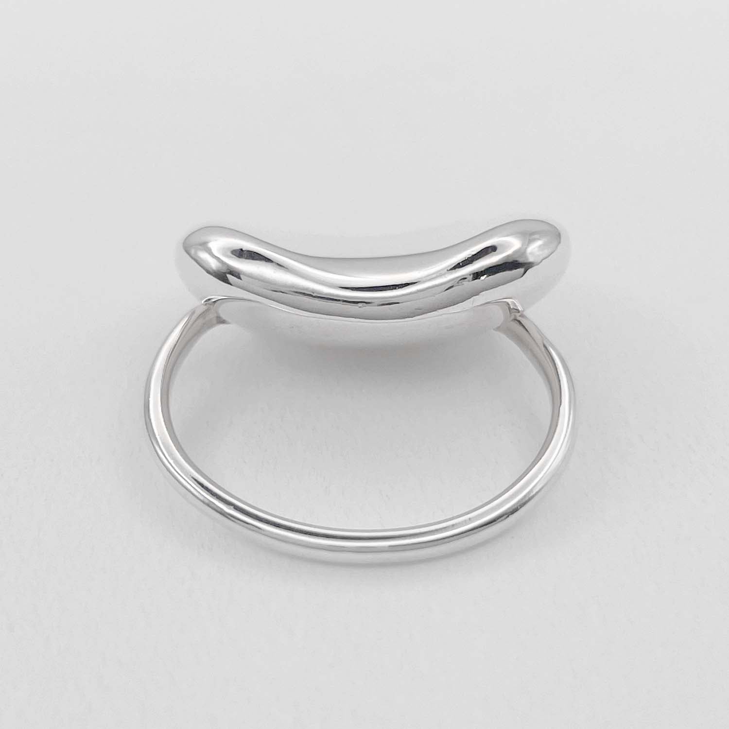 Tiffany&Co. ティファニー 8号程度 ビーン リング 指輪 有機的 豆 エルサペレッティ 新品仕上済 SV925 KA-052