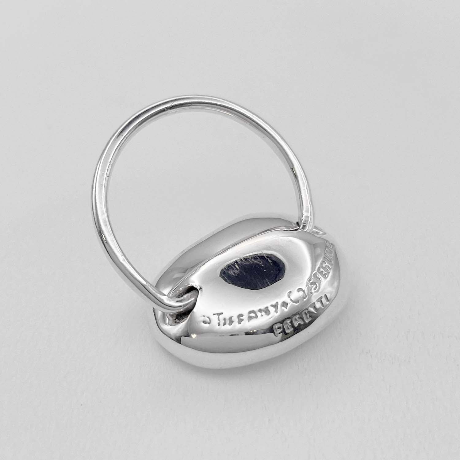 Tiffany&Co. ティファニー 8号程度 ビーン リング 指輪 有機的 豆 エルサペレッティ 新品仕上済 SV925 KA-052