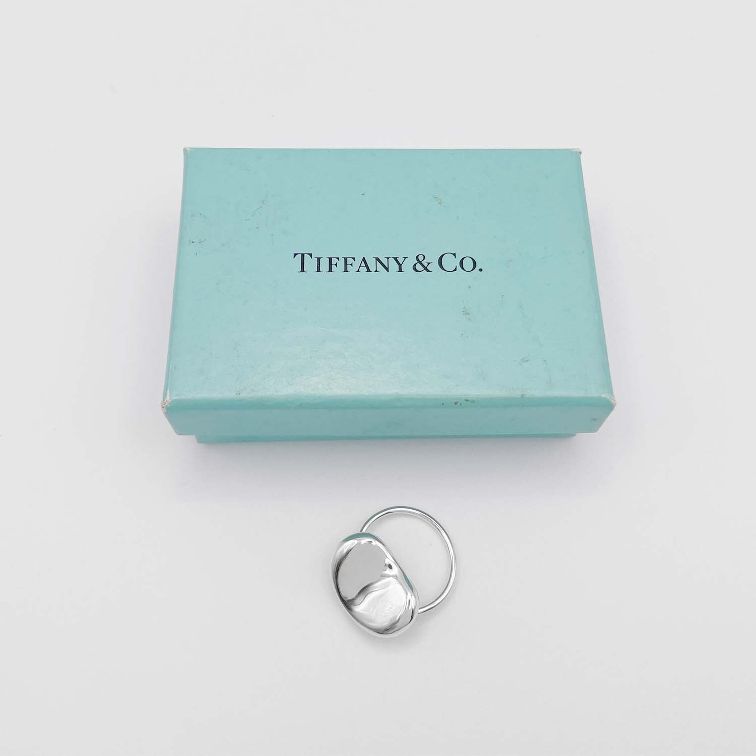 Tiffany&Co. ティファニー 8号程度 ビーン リング 指輪 有機的 豆 エルサペレッティ 新品仕上済 SV925 KA-052