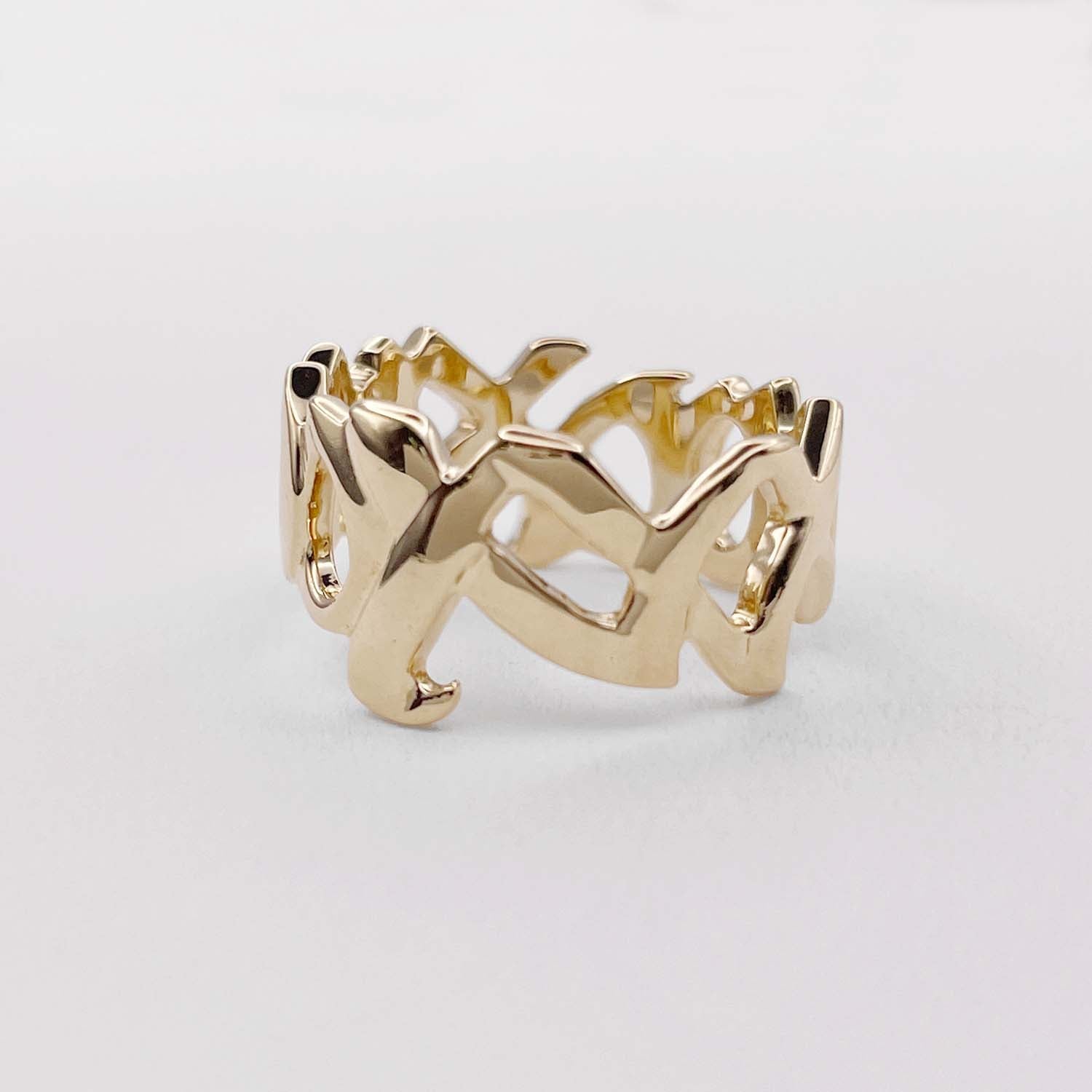 Tiffany&Co. ティファニー 10.5号 ラブ＆キス リング グラフィティX パロマピカソ K18YG 750 新品仕上済 KA-052